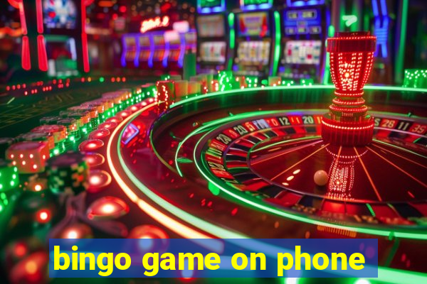 bingo game on phone