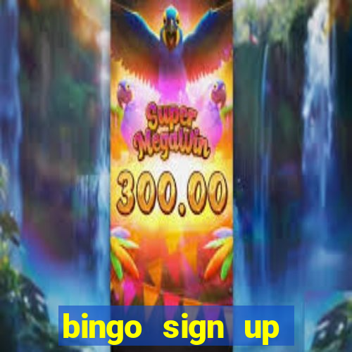 bingo sign up offers no wagering