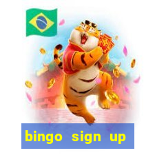 bingo sign up offers no wagering