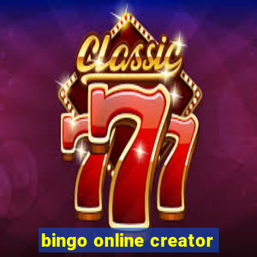 bingo online creator