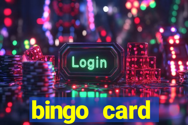 bingo card generator with pictures