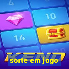 sorte em jogo