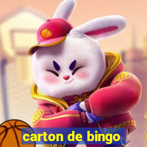 carton de bingo