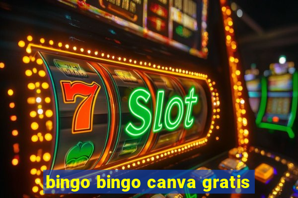 bingo bingo canva gratis