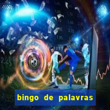 bingo de palavras 3 ano