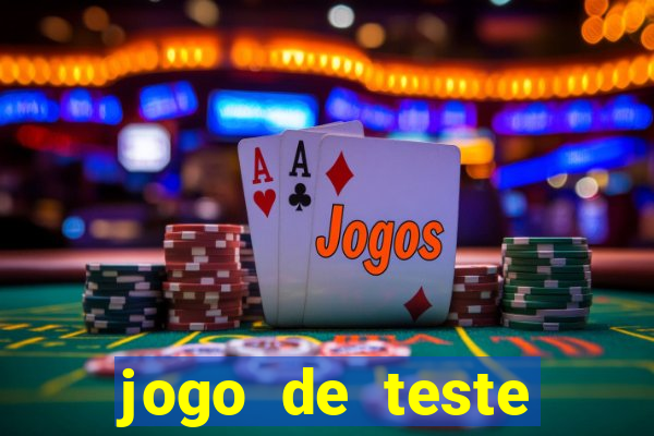 jogo de teste fortune tiger