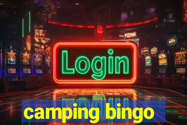 camping bingo