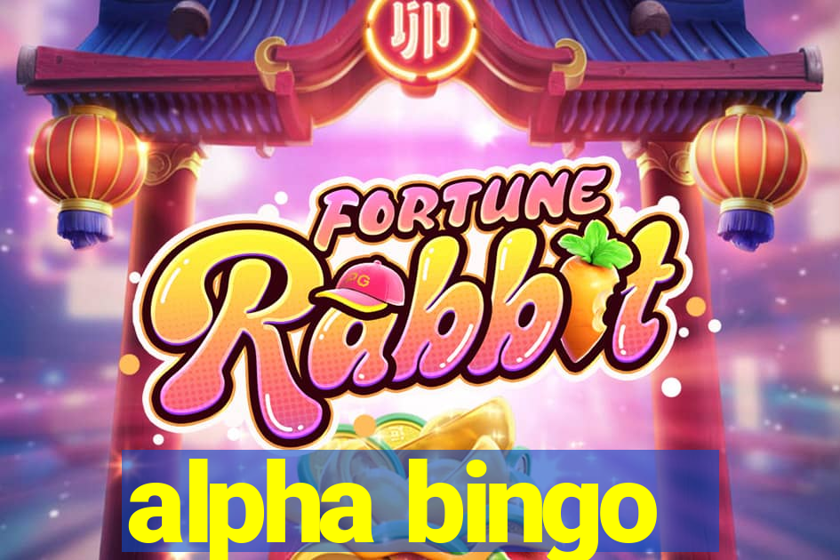 alpha bingo