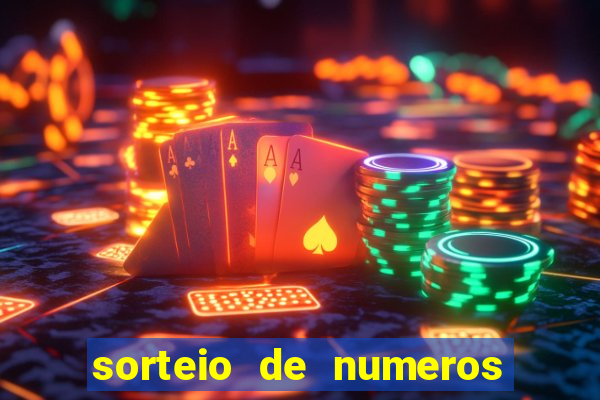 sorteio de numeros de bingo