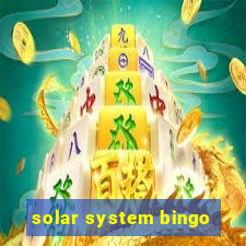 solar system bingo