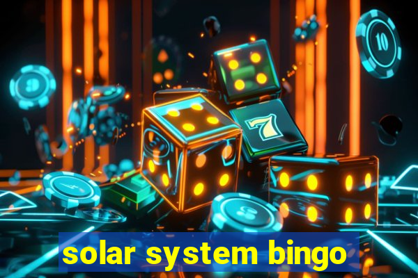 solar system bingo