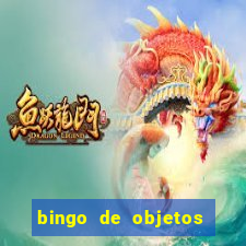 bingo de objetos para imprimir