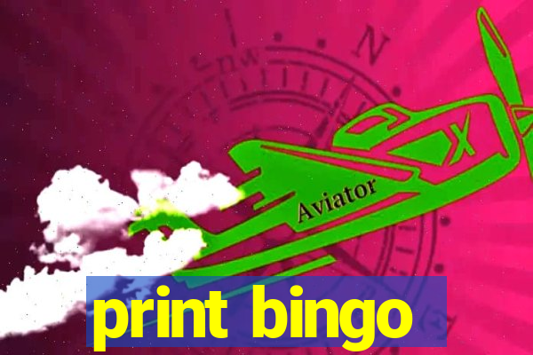 print bingo