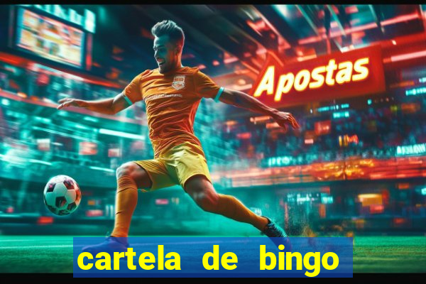 cartela de bingo cha de panela