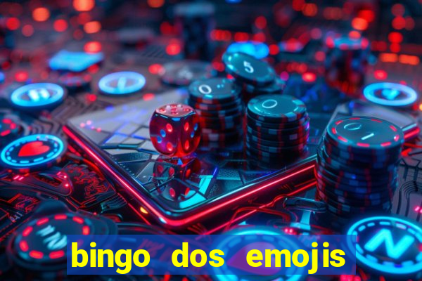 bingo dos emojis para imprimir