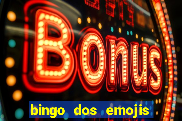 bingo dos emojis para imprimir