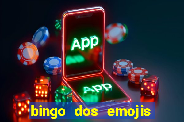 bingo dos emojis para imprimir