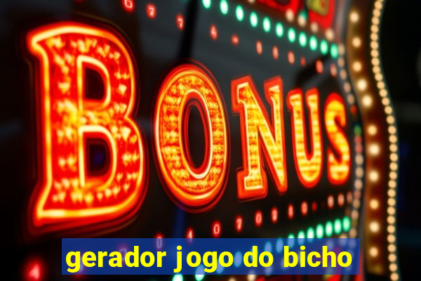 gerador jogo do bicho