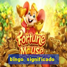 bingo significado da palavra