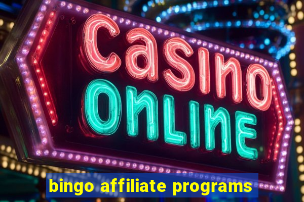 bingo affiliate programs