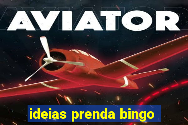 ideias prenda bingo