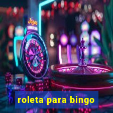 roleta para bingo