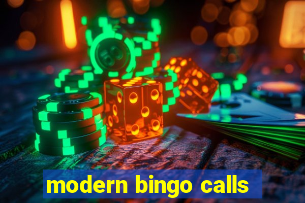 modern bingo calls