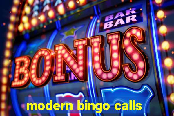 modern bingo calls