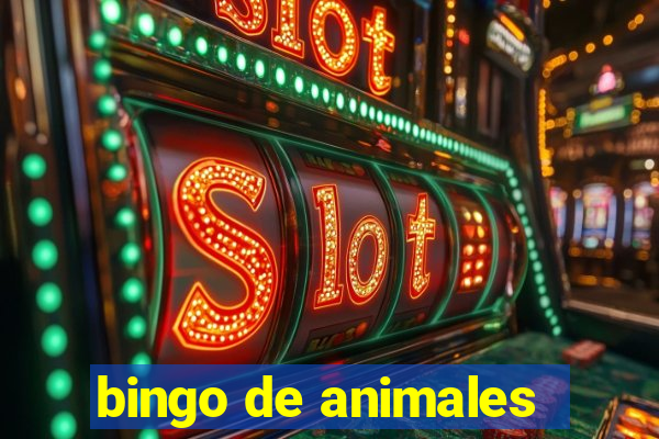 bingo de animales