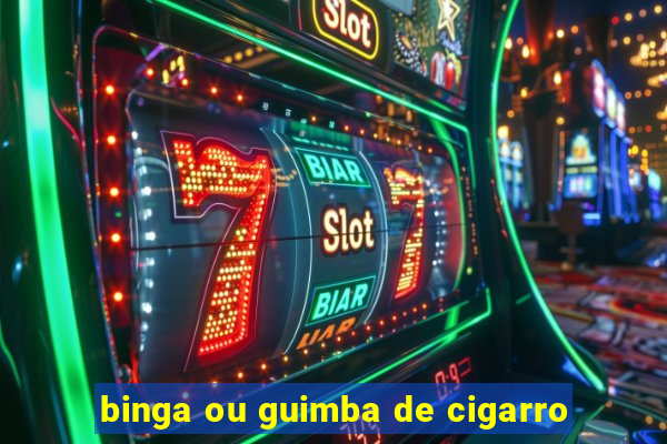 binga ou guimba de cigarro