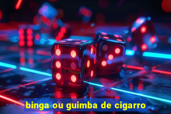 binga ou guimba de cigarro