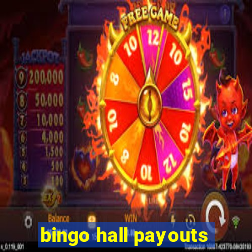 bingo hall payouts