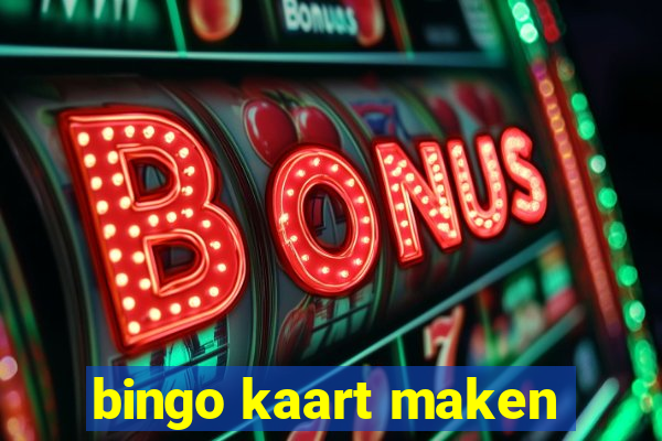 bingo kaart maken