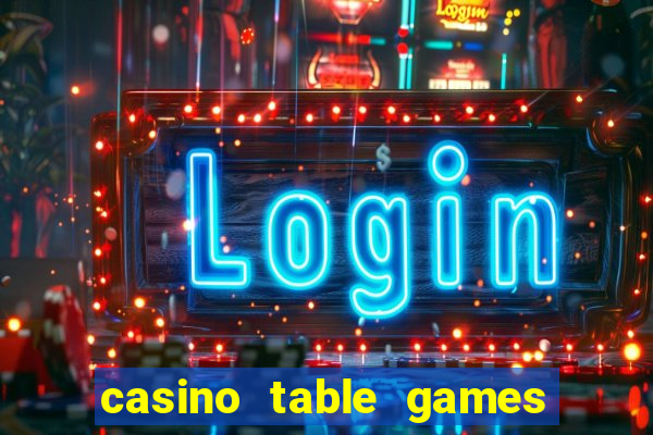 casino table games play online now