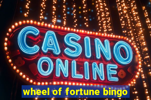 wheel of fortune bingo