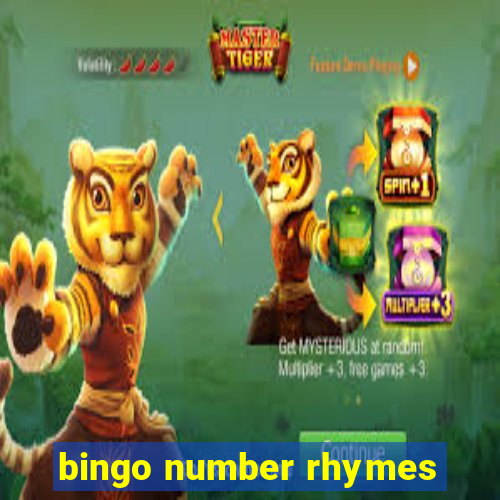 bingo number rhymes