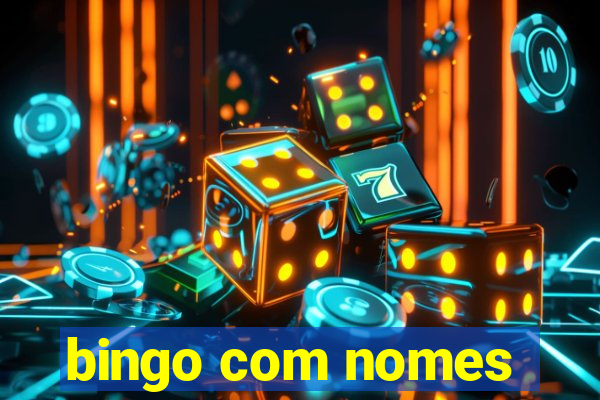 bingo com nomes