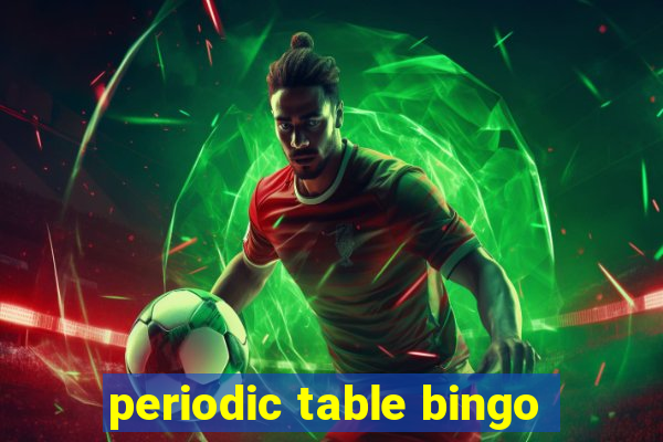 periodic table bingo