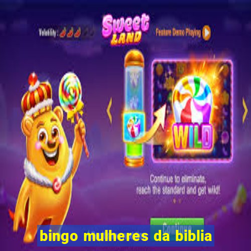 bingo mulheres da biblia