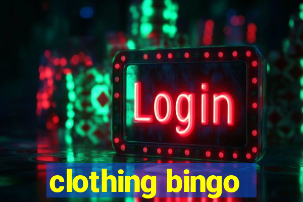 clothing bingo