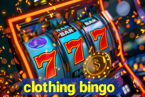 clothing bingo