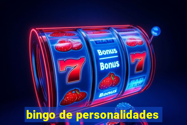 bingo de personalidades