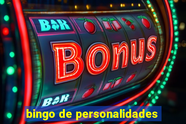 bingo de personalidades