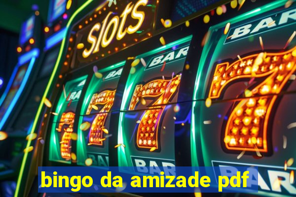 bingo da amizade pdf