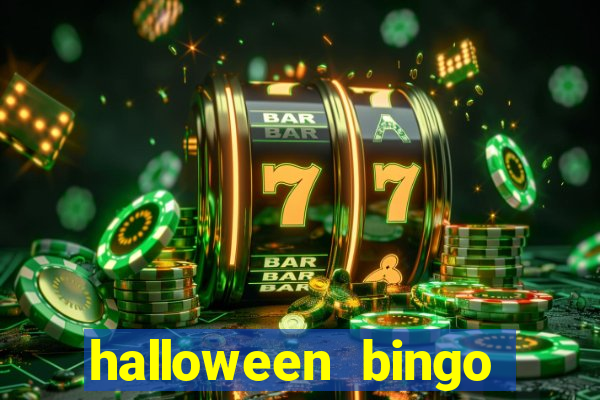 halloween bingo cards with numbers