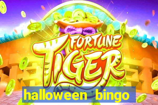 halloween bingo cards with numbers