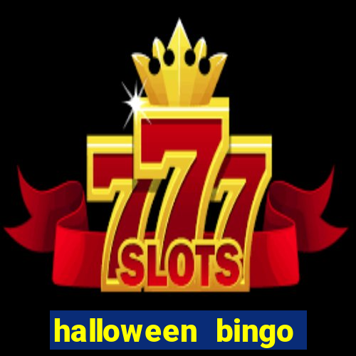 halloween bingo cards with numbers