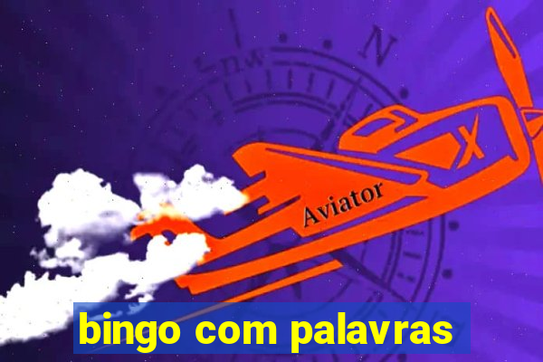 bingo com palavras