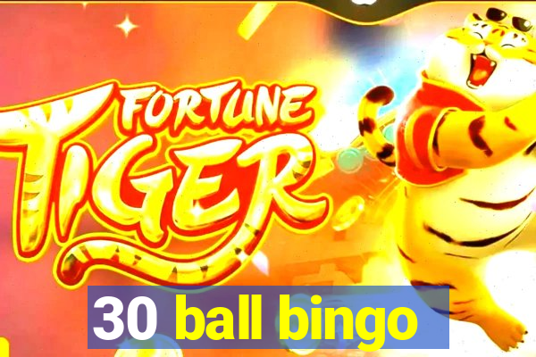 30 ball bingo