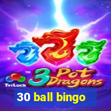 30 ball bingo